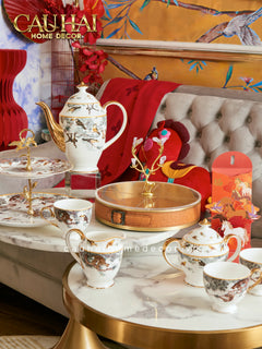Maison Couture - Gift Set Bình Trà H Class Carnets d’Équateur · Jardin des Grande Tea Set 15Pcs-CẬU HAI HOME DECOR