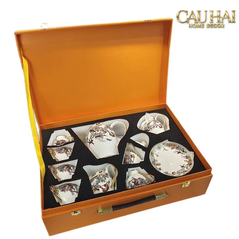 Maison Couture - Gift Set Bình Trà H Class Carnets d’Équateur · Jardin des Grande Tea Set 15Pcs-CẬU HAI HOME DECOR
