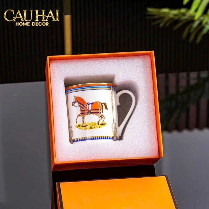 Maison Couture - Gift Set Bình Trà Les Couvertures De Jour 9pcs - Blanc Cassé - CẬU HAI HOME DECOR