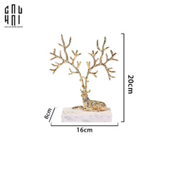Maison Couture - Haute Folie Đĩa Trang Sức Hươu Đồng Brasson Jewelry Ornament - Healing Elk-CẬU HAI HOME DECOR