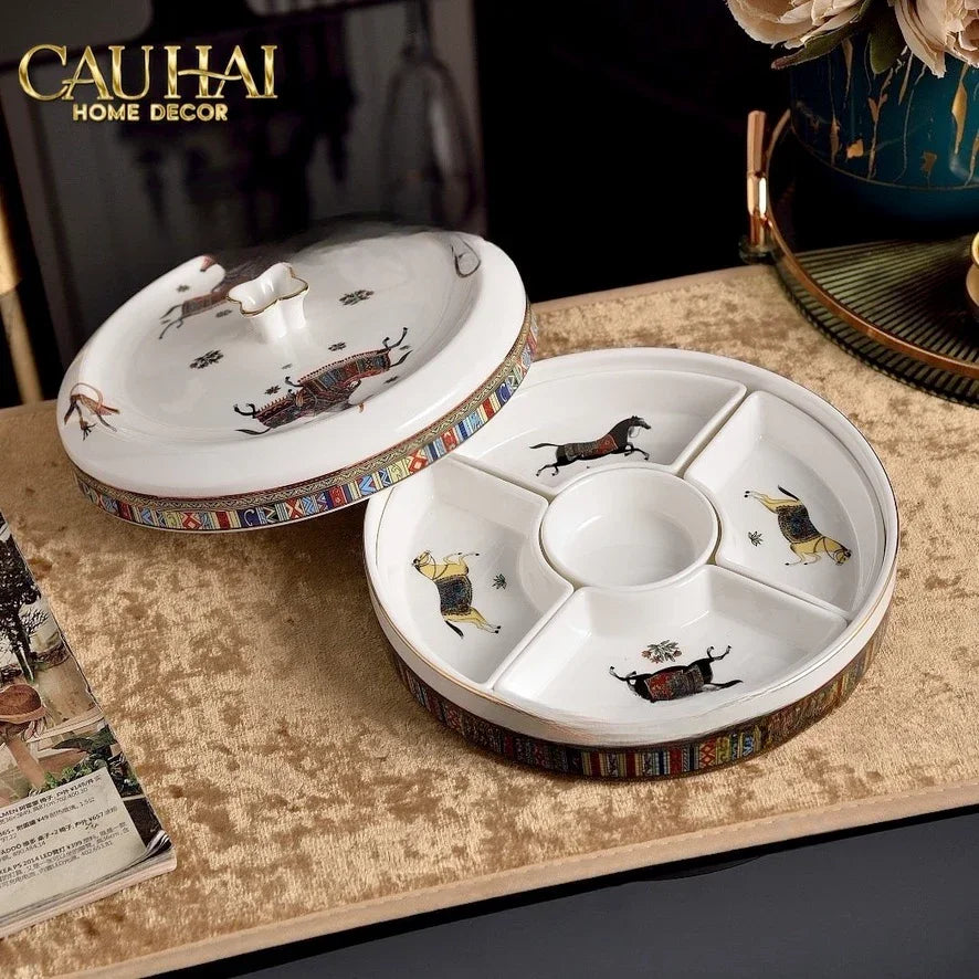 Maison Couture - Hộp Bánh Mứt Legacy Équestre Héritage-CẬU HAI HOME DECOR