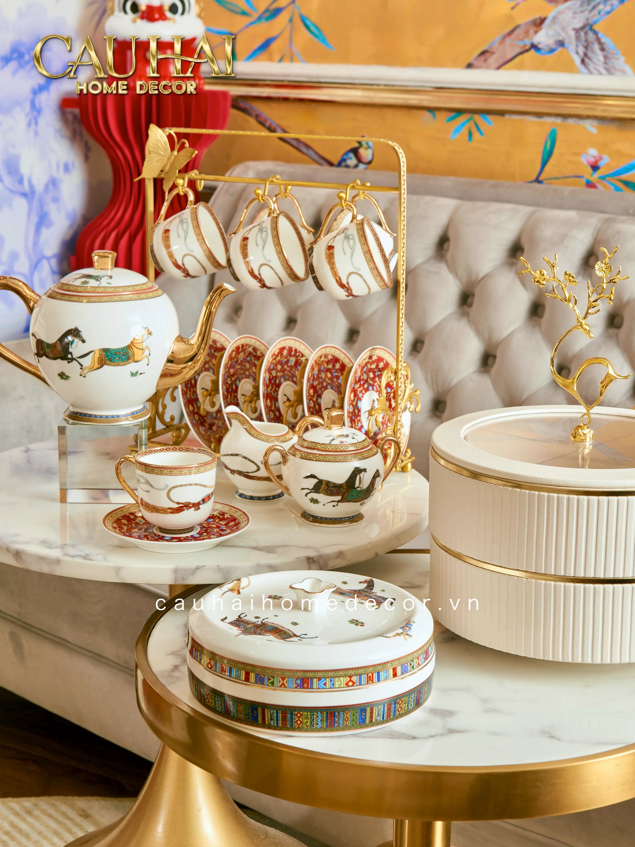 Maison Couture - Hộp Bánh Mứt Legacy Équestre Héritage-CẬU HAI HOME DECOR