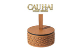 Maison Couture - Hộp Lưu Trữ Boîte à Boîte de Rangement Ronde Cognac D20-HỘP TRANG SỨC-CẬU HAI HOME DECOR