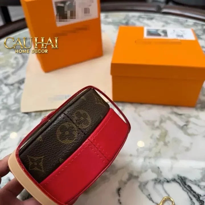 Maison Couture - Hộp Lưu Trữ Petite Malle Rubis Privé Trunk Box-HỘP TRANG SỨC-Đối tác tại Trung Quốc theo từng đơn đặt hàng-CẬU HAI HOME DECOR