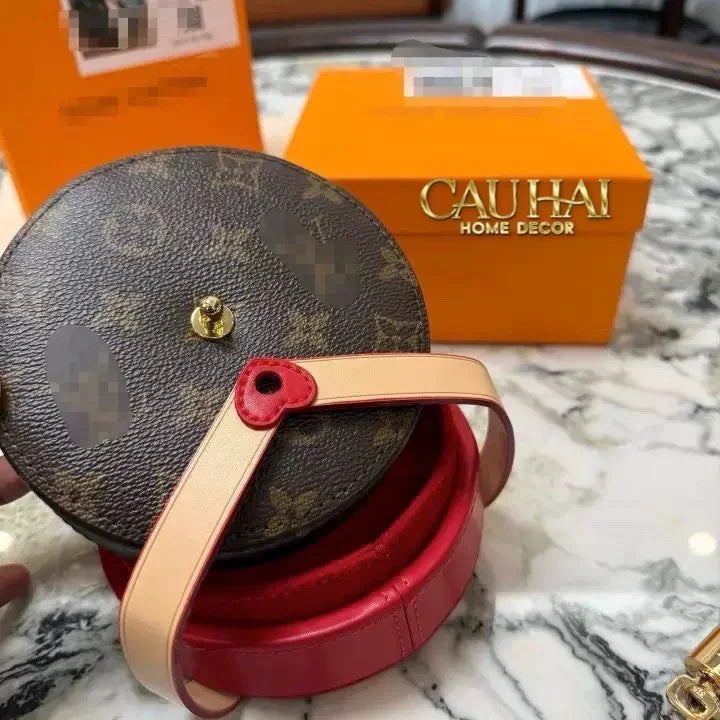 Maison Couture - Hộp Lưu Trữ Petite Malle Rubis Privé Trunk Box-HỘP TRANG SỨC-Đối tác tại Trung Quốc theo từng đơn đặt hàng-CẬU HAI HOME DECOR