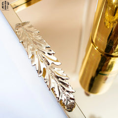 Maison Couture - Khay Chữ Nhật Métallique "Midas Touch" Gilded Fur Handle 35X45-CẬU HAI HOME DECOR