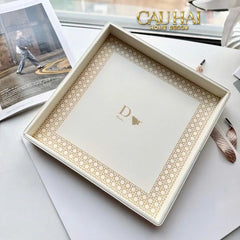 Maison Couture - Khay Da Chữ Nhật Haute Leather D'Ivoire D Class Atélier 30X40-CẬU HAI HOME DECOR