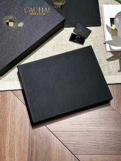 Maison Couture - Khay Da Chữ Nhật Lux Leather 30X40 Vs Savoir Medusa Atélier-CẬU HAI HOME DECOR