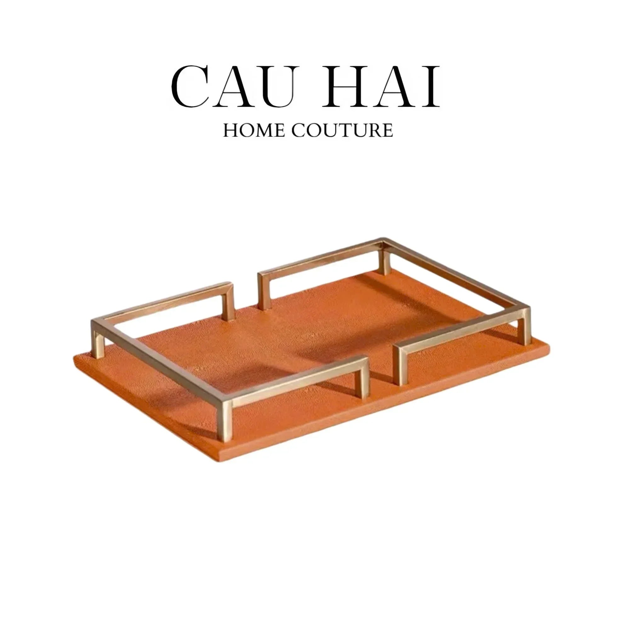 Maison Couture - Khay Da Chữ Nhật Terra Luxe Leather Tray 20x30-CẬU HAI HOME DECOR