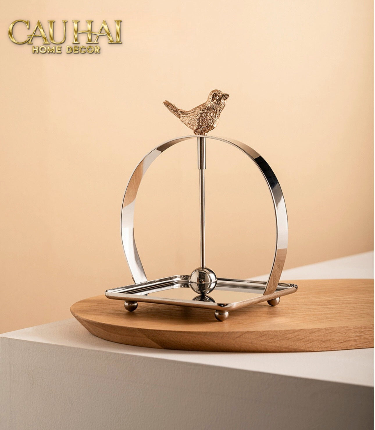 Maison Couture - Khay Giấy Vuông L’Oiseau Doré Cocktail Napkin Holder - CẬU HAI HOME DECOR