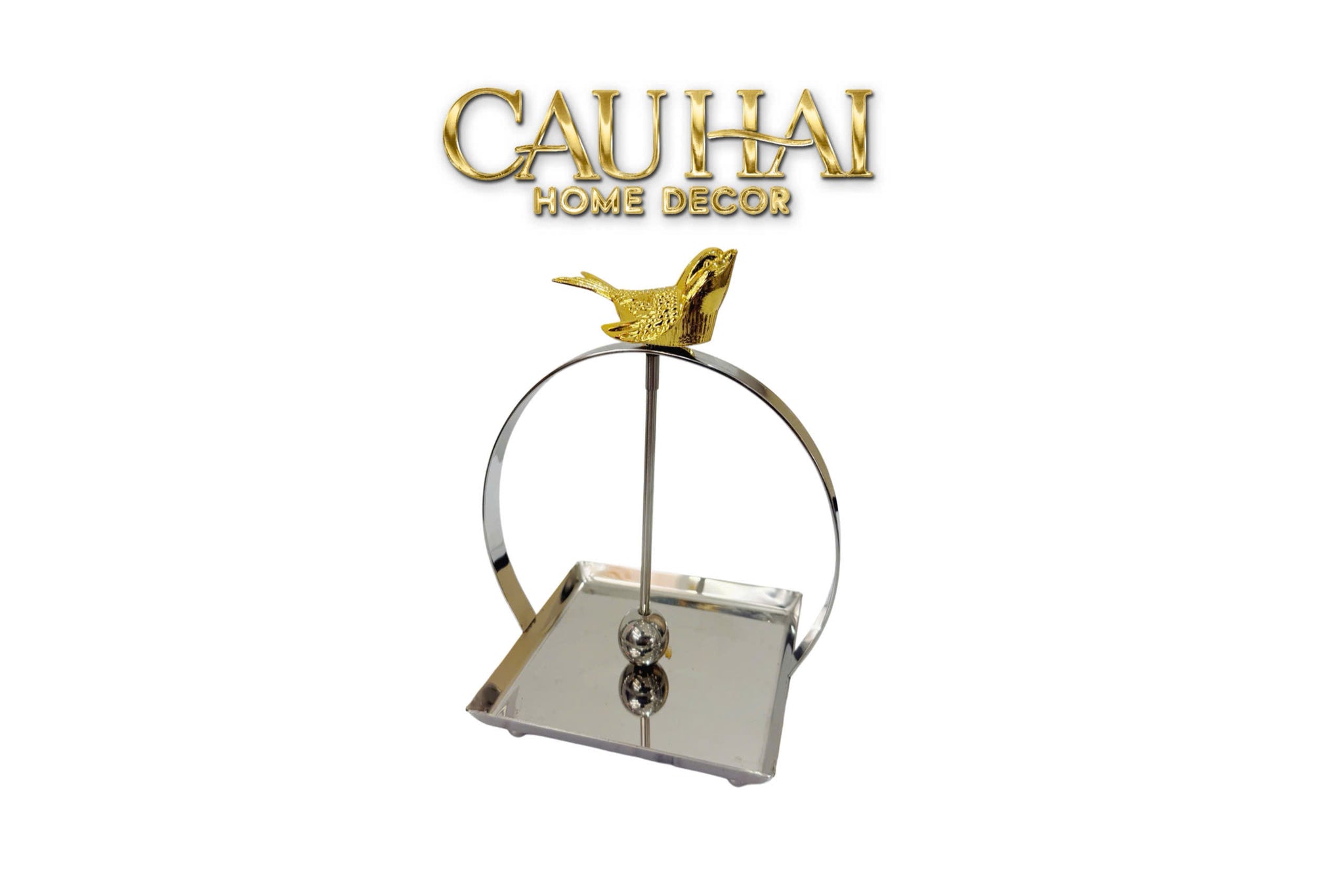 Maison Couture - Khay Giấy Vuông L’Oiseau Doré Cocktail Napkin Holder - CẬU HAI HOME DECOR