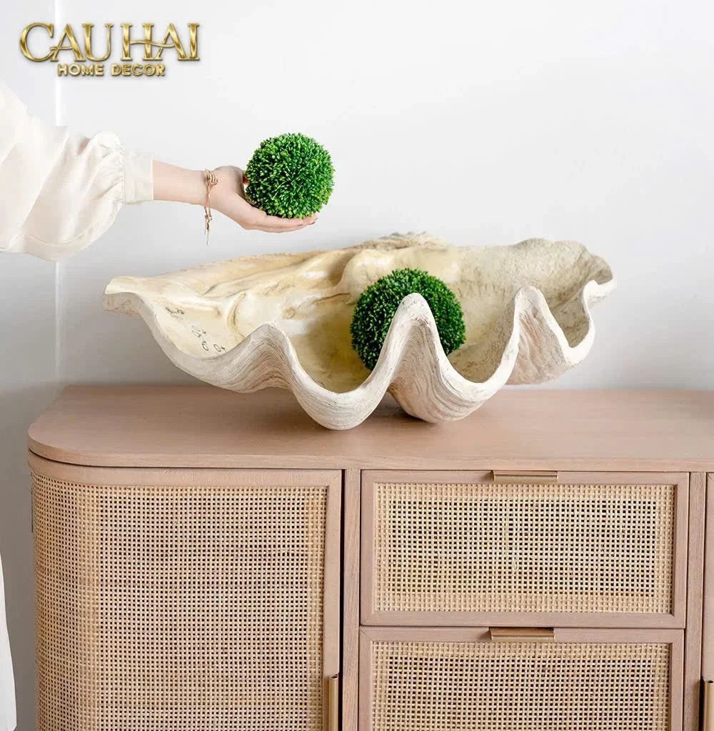 Maison Couture - Khay Vỏ Sò Mirage Pearl Seashell Tray D33-CẬU HAI HOME DECOR