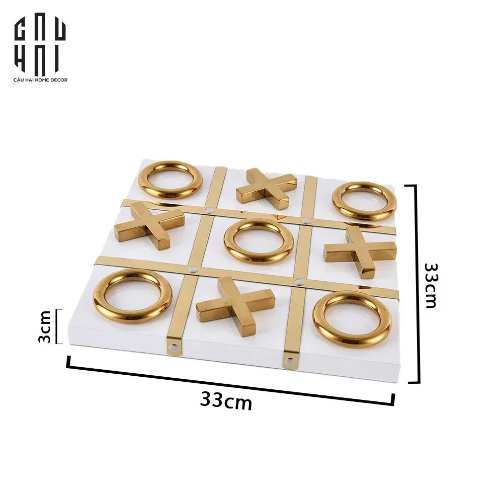Maison Couture - Laying Board Game - Luxury Tic Tac Toe 33X33-CẬU HAI HOME DECOR