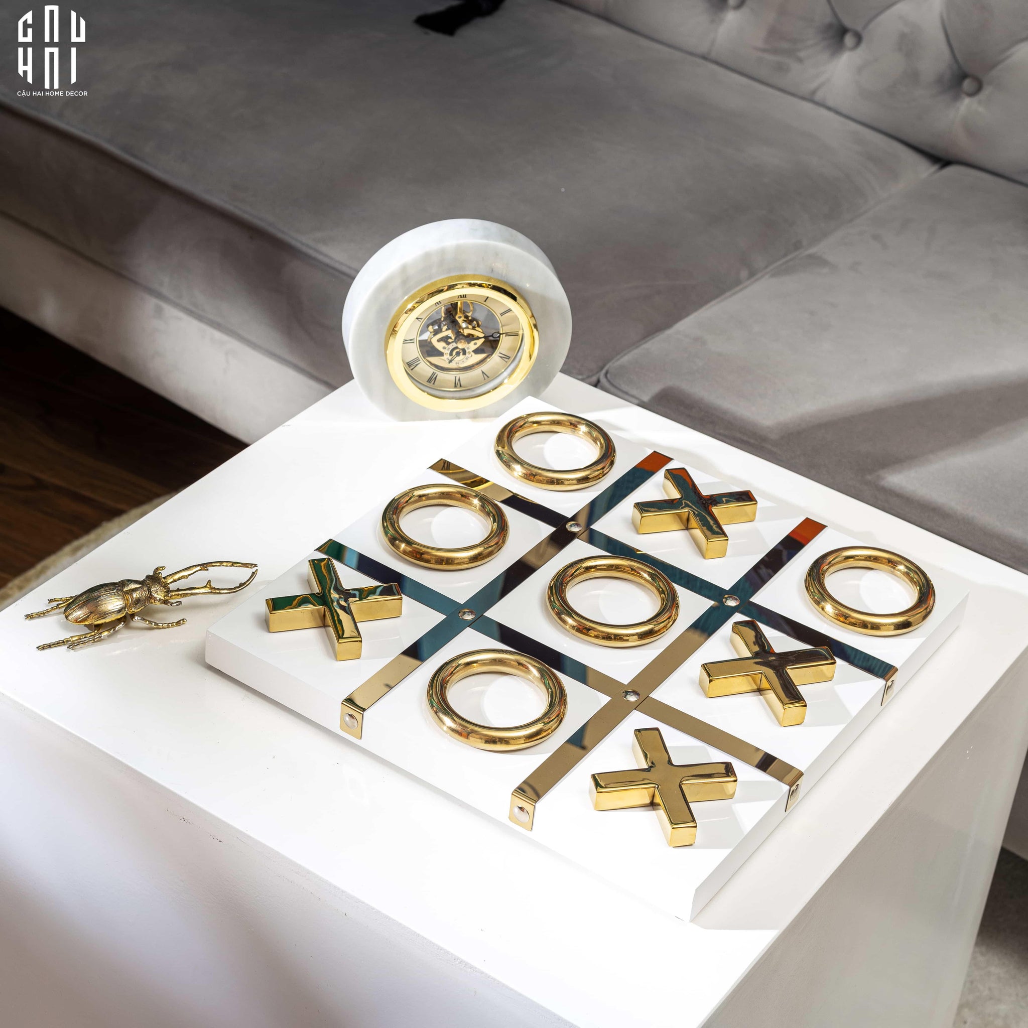 Maison Couture - Laying Board Game - Luxury Tic Tac Toe 33X33-TRANG TRÍ-CẬU HAI HOME DECOR