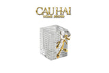 Maison Couture – Lọ Đựng Cọ Haute Orchid Golden Branches Brush Holder-Lọ Tăm bông - Bathroom Vanity-CẬU HAI HOME DECOR