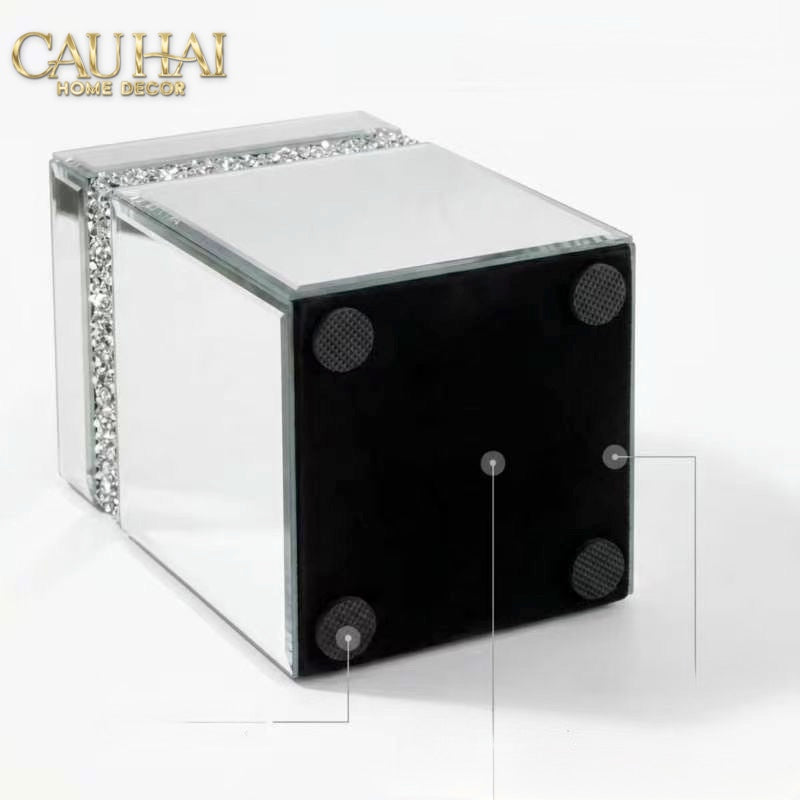 Maison Couture - Lọ Đựng Cọ Mirror Starlight Pavé Cristal-Lọ đựng cọ-CẬU HAI HOME DECOR-CẬU HAI HOME DECOR
