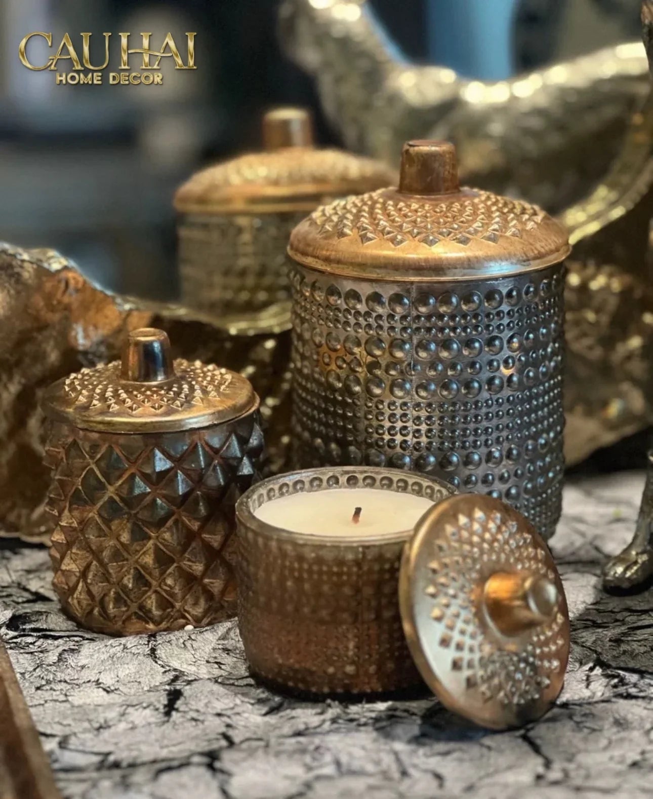 Maison Couture - Lọ Nến Brasson Gothic Citrus & Cedar Scented Candle-CẬU HAI HOME DECOR
