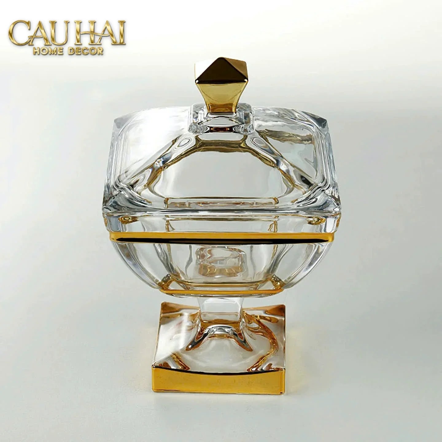 Maison Couture - Lọ Pha Lê Aureus Impérial Cristalleries Bonbonnière-CẬU HAI HOME DECOR