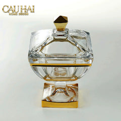 Maison Couture - Lọ Pha Lê Aureus Impérial Cristalleries Bonbonnière-CẬU HAI HOME DECOR