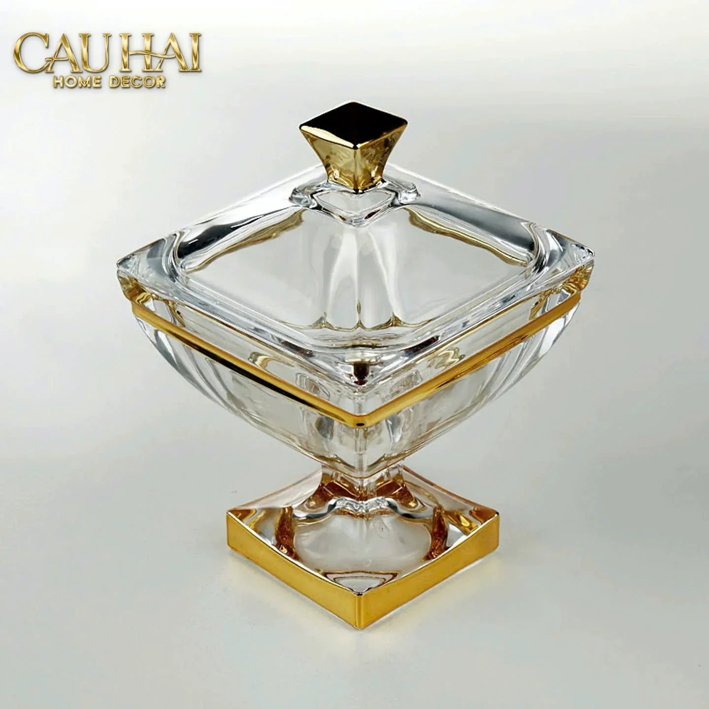 Maison Couture - Lọ Pha Lê Aureus Impérial Cristalleries Bonbonnière-CẬU HAI HOME DECOR