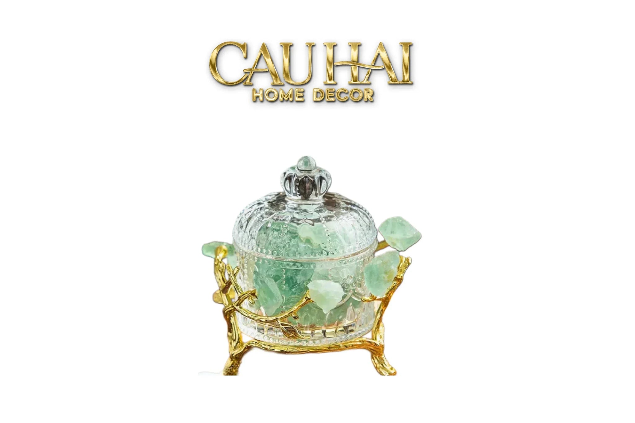Maison Couture - Lọ Pha Lê Đá Thạch Anh Hồng Delight Cristalleries - Rose Quartz 15x13.5-CẬU HAI HOME DECOR