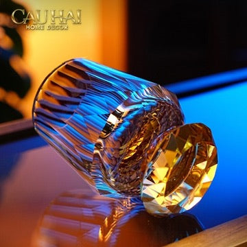 Maison Couture - Ly Pha Lê Cristalleries Cyan Glasses-LY THỦY TINH-CẬU HAI HOME DECOR