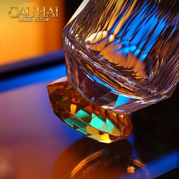 Maison Couture - Ly Pha Lê Cristalleries Cyan Glasses-LY THỦY TINH-CẬU HAI HOME DECOR