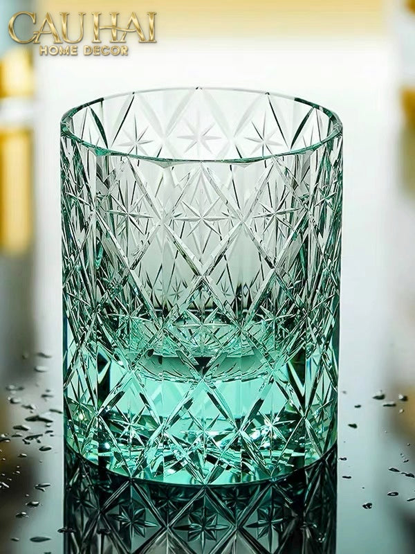 Maison Couture - Ly Pha Lê Cristalleries Cyan Glasses...-LY THỦY TINH-CẬU HAI HOME DECOR-CẬU HAI HOME DECOR