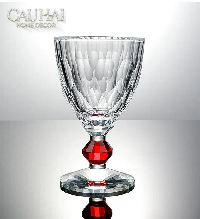 Maison Couture - Ly Pha Lê Cristalleries Goblet Burgundy Glasses 270ml-CẬU HAI HOME DECOR