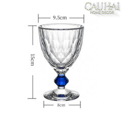 Maison Couture - Ly Pha Lê Cristalleries Goblet Burgundy Glasses 270ml-CẬU HAI HOME DECOR
