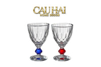 Maison Couture - Ly Pha Lê Cristalleries Goblet Burgundy Glasses 270ml-CẬU HAI HOME DECOR