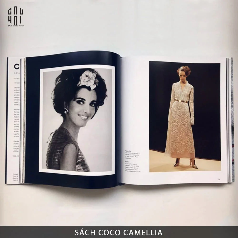 Maison Couture - Sách Fashion Runway - Coco Camélia 25x29x2.5-CẬU HAI HOME DECOR