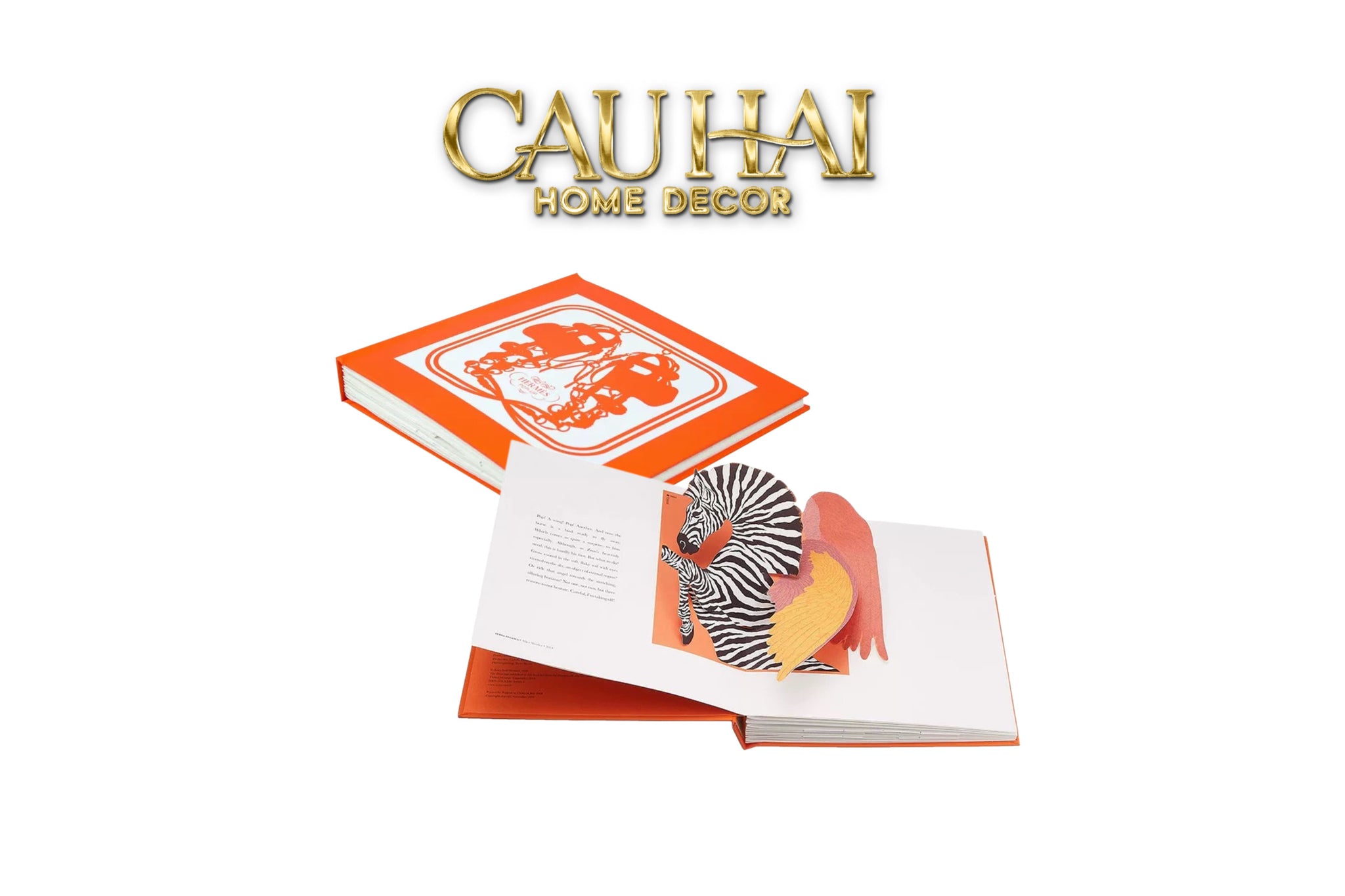 Maison Couture - Sách Fashion Runway Pop-up H Class Luxury Silk Scarf 21.6x21.6x3.2-CẬU HAI HOME DECOR