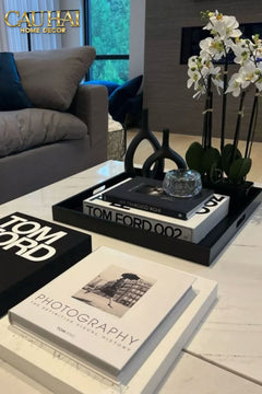 Maison Couture - Sách Fashion Runway Tom Ford 002 - Noir / Blanc / Gris-CẬU HAI HOME DECOR