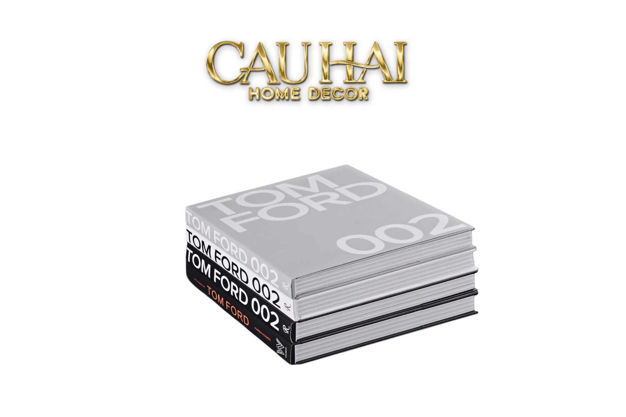 Maison Couture - Sách Fashion Runway Tom Ford 002 - Noir / Blanc / Gris-CẬU HAI HOME DECOR