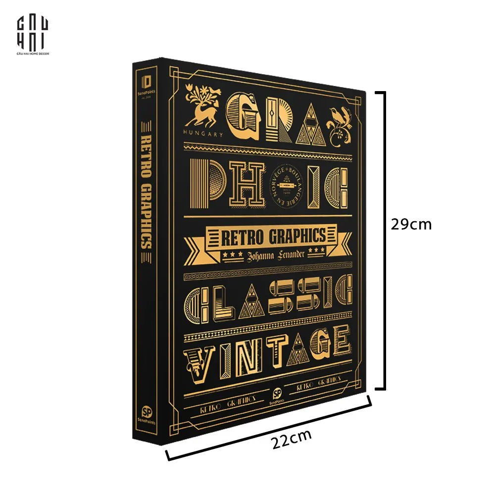 Maison Couture - Sách Retro Graphics Classic Vintage-CẬU HAI HOME DECOR