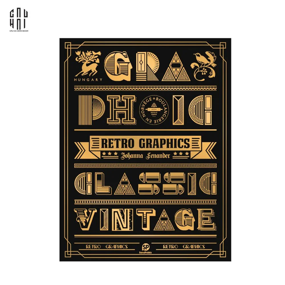Maison Couture - Sách Retro Graphics Classic Vintage-CẬU HAI HOME DECOR