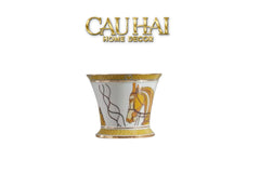 Maison Couture - Set 2 Bình Hoa Chiến Mã Hoàng Gia Équestre Cheval Royal - Spéciale Porcelain Vase. H22 H26 xD15-CẬU HAI HOME DECOR