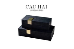 Maison Couture - Set 2 Hộp Da Midnight Veil-CẬU HAI HOME DECOR