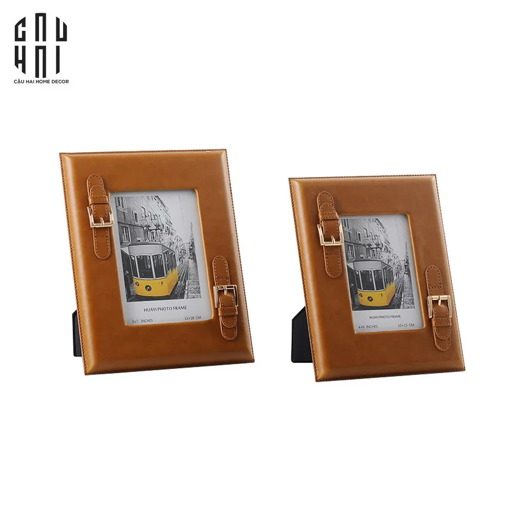 maison-couture-set-2-khung-anh-da-be-signature-burnt-o-lux-leather-belt-6-7-cau-hai-home-decor - CẬU HAI HOME DECOR