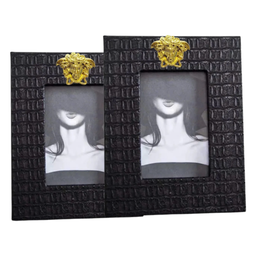 Maison Couture - Set 2 Khung Ảnh Da Lux Leather V Class Atélier Medusa Limitée - CẬU HAI HOME DECOR