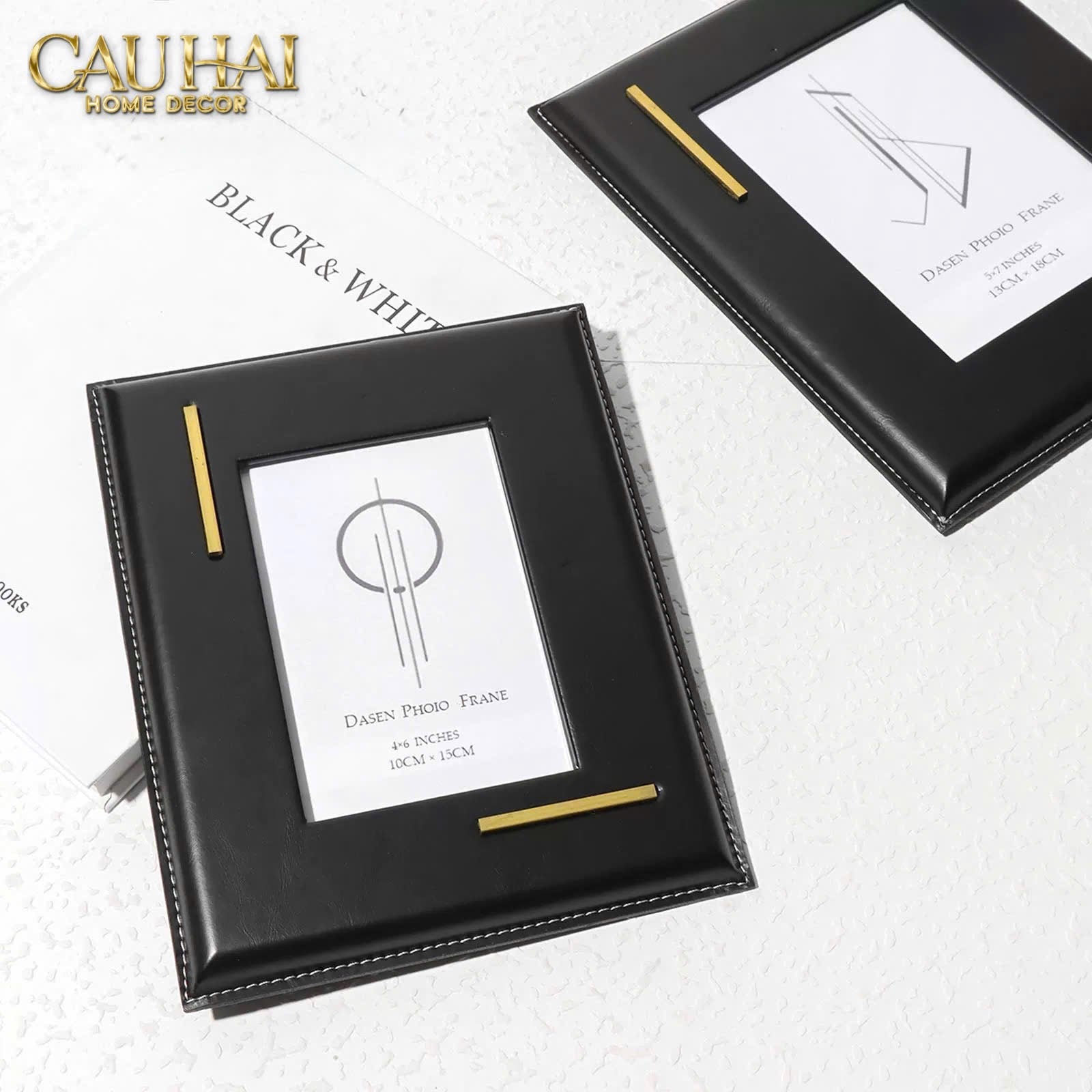 Maison Couture - Set 2 Khung Ảnh Da Mystery Savoir Frame - CẬU HAI HOME DECOR