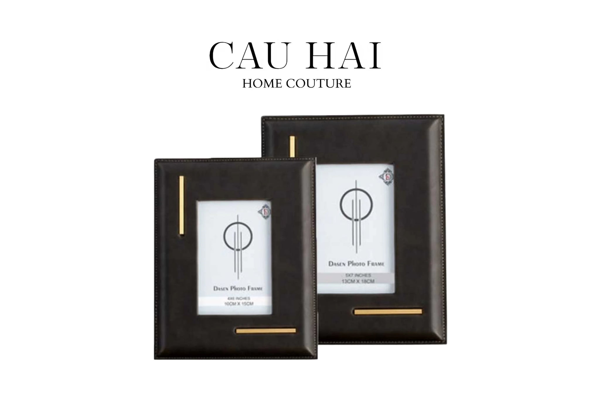 Maison Couture - Set 2 Khung Ảnh Da Mystery Savoir Frame-CẬU HAI HOME DECOR