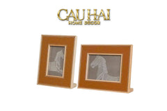 maison-couture-set-2-khung-anh-go-cadre-equestre-en-cuir-cognac-cau-hai-home-decor - CẬU HAI HOME DECOR