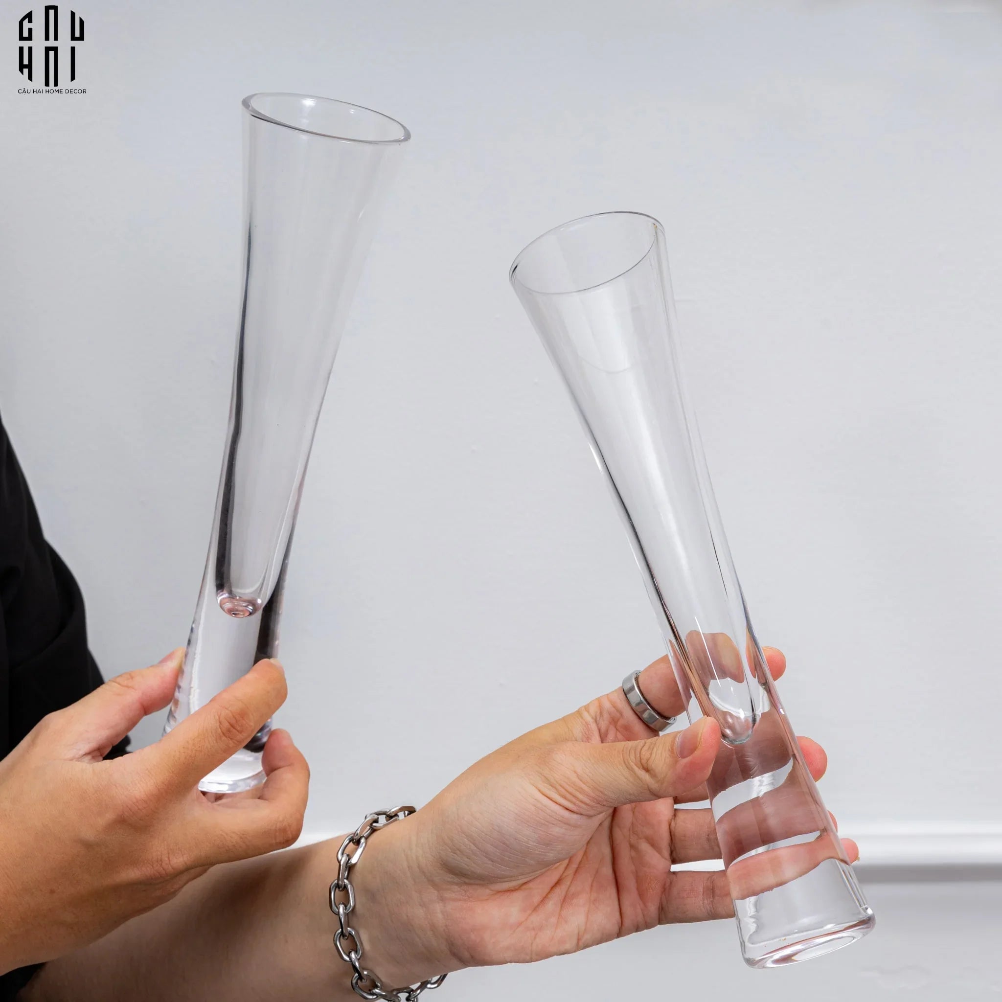 Maison Couture - Set 2 Ly Champagne Mint 150ml Cristalleries Glasses - CẬU HAI HOME DECOR