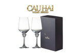 Maison Couture - Set 2 Ly Medusa Firma Lusso 476Ml Vino Rosso Glasses Full Box-LY THỦY TINH-CẬU HAI HOME DECOR
