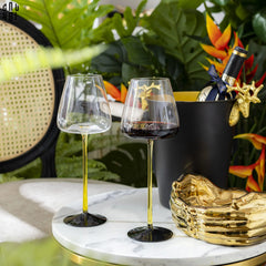 Maison Couture - Set 2 Ly Vang Thuỷ Tinh Privé Lumière Helion Wine Glasses 10x28 550ml-CẬU HAI HOME DECOR
