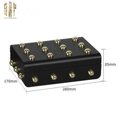 Maison Couture - Set 2 Rương Jewelry Gothic Blackhorn Chest Fw25-CẬU HAI HOME DECOR