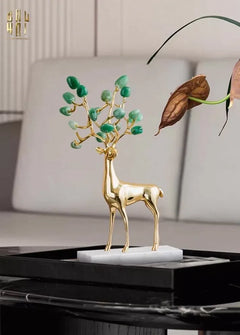 Maison Couture - Set 2 Tượng Hươu Đồng Omega Améthyste Les Sentinelles De La Forêt-CẬU HAI HOME DECOR