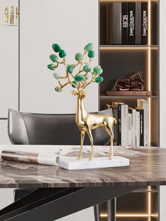 Maison Couture - Set 2 Tượng Hươu Đồng Omega Améthyste Les Sentinelles De La Forêt-CẬU HAI HOME DECOR